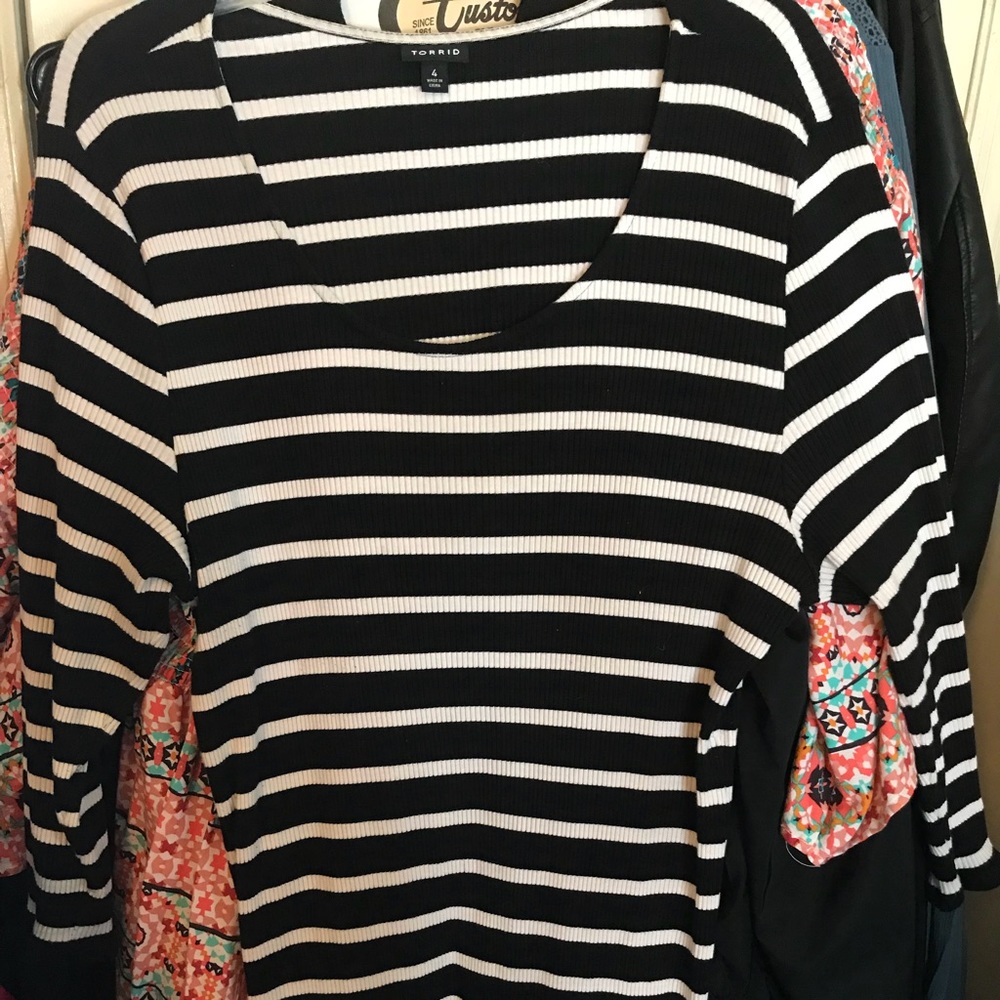 Spring/summer torrid dress size 4 (Navy/white)